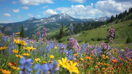 Canvas Print - Discuss the impact of climate change on wildflower populations.