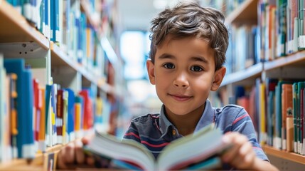 Wall Mural - Discuss the importance of school libraries and reading.