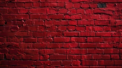 Wall Mural - a close up of a red brick wall background - generative ai