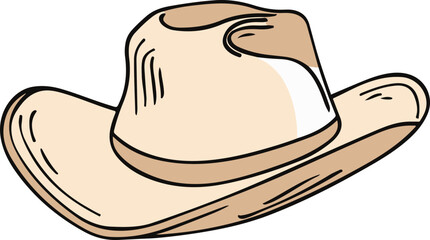 Poster - Illustrated Cowboy Hat