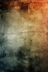 Poster - Old weathered concrete wall with rough texture, peeling paint and small crack. Close-up view of urban decay, distressed background for design, photography or art projects.