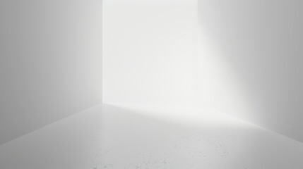 Canvas Print - Empty white backdrop with room for text