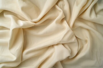 Aufkleber - Soft natural cotton fabric texture close-up. White cloth with subtle patterns and shading. Ideal for textile design, fashion, interior decor, eco-friendly products, or craft projects.