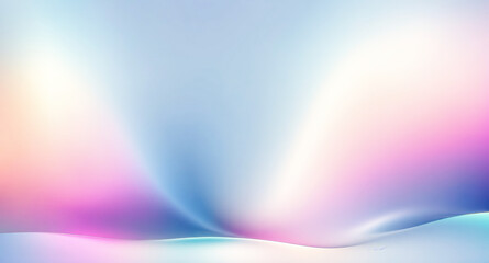 Canvas Print - Abstract Gradient Background with Soft Pastel Colors