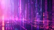 © Johannes - A vibrant illustration showcasing the Julia programming language concept, featuring byte code and data charts on a dynamic purple background, symbolizing advanced data analysis and computational power