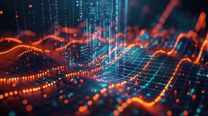 Poster - Building a Strong Foundation: A Line Graph Represents the Importance of Long-Term Strategy, generative AI