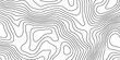 © MD SAGOR - Topographic map contour background pattern.Natural printing illustrations of maps.Grey topographic lines. Texture of lines.pattern shape in organic wood on white and transparent background,
