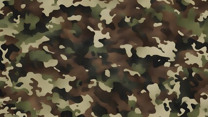 Wall Mural - 
camouflage texture, modern military print, army background for textiles