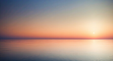 Wall Mural - Calm Sunset Over Water