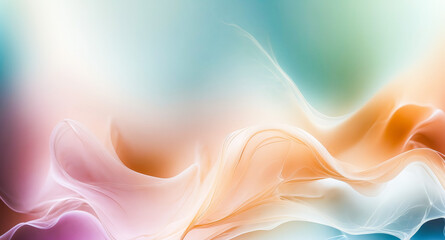 Poster - Abstract Swirling Colors