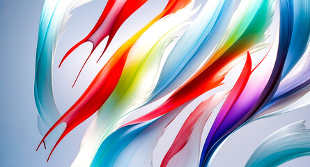 Wall Mural - Abstract Colorful Swirls