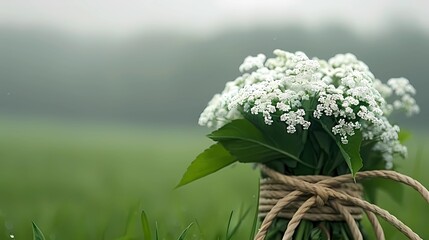 Canvas Print - white flowers 