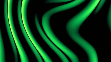 Poster - Vibrant background with abstract green and black wavy lines, creating a modern look. Design