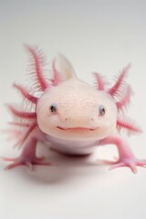 Poster - Close-up portrait of a tiny, fluffy creature's face with big eyes and a cute expression