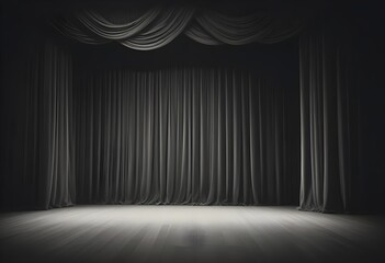 Dark velvet curtains theater background screen, wallpapre, texture, set, sample