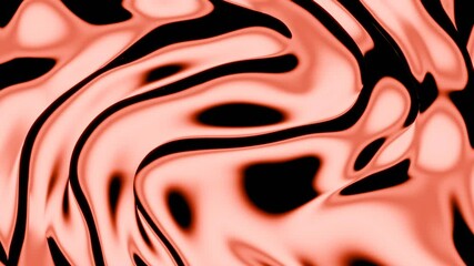 Poster - Creating elegant fluid patterns blending red and black hues for a captivating visual experience. Design