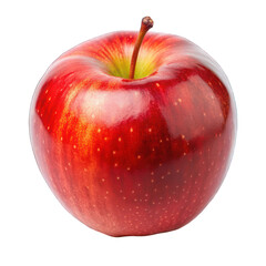 Wall Mural - Fresh red apple isolated on transparent background