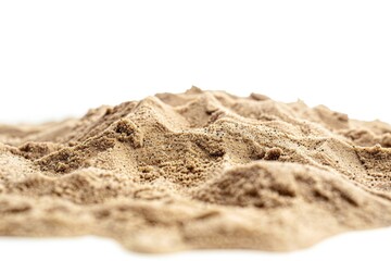 Poster - A pile of sand sits atop a white surface, providing a textured contrast