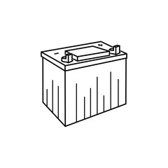 Sticker - Car battery icon