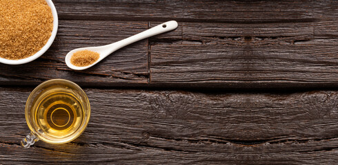 Wall Mural - Powdered panela hot drink - Saccharum officinarum