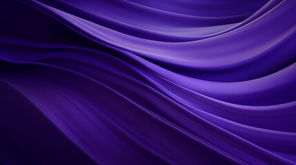 Wall Mural - Dark Purple Fluid Wave Digital Art