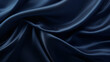 © Paul Peery - Elegant Dark Blue Silk Fabric Abstract Drapery