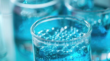 Wall Mural - chemical ingredients for cosmetic products copper ii sulfate microcrystalline wax alcohol