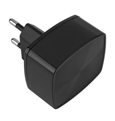 Wall Mural - power adapter for phone, black color