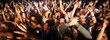 © ArcursPI/peopleimages.com - Music, dance and party with crowd at concert for rock, live band performance or festival. New year, energy and disco with audience of fans listening at celebration for techno, rave or nightclub event