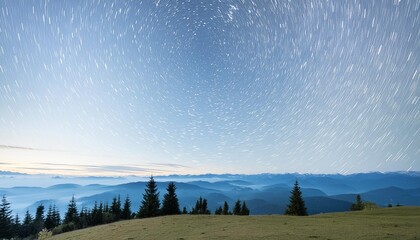 Wall Mural - the starry night sky is a beautiful sight to behold the stars are like diamonds scattered across the black velvet sky