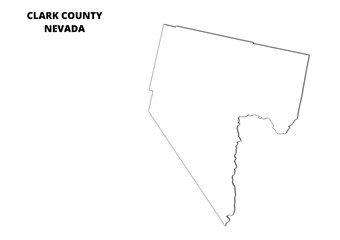 Sticker - Clark County Map. Nevada