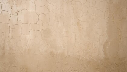 Wall Mural - cream concrete wall texture background for interiors or outdoor exposed surface polished distress