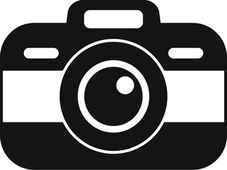 Poster - simple black and white digital camera is ready to capture your memories