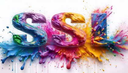 Poster - Vibrant Colorful SSL Graphic Design Banner
