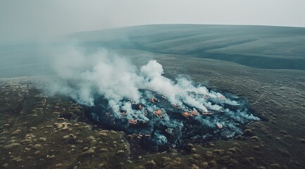 Sticker - volcano