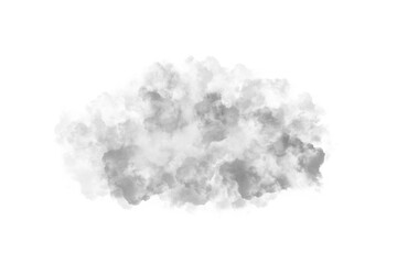 Poster - white fantasy clouds or fog