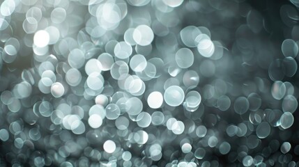 Poster - Background with silver out of focus lights