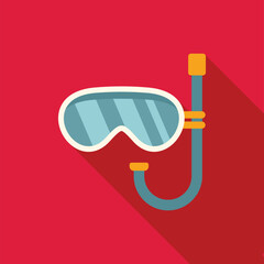 Poster - Diving mask and snorkel are essential gear for exploring the underwater world