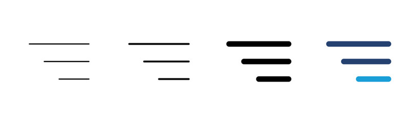 Menu Icon set. web menu icon. hamburger menu symbol