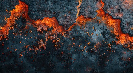 Wall Mural - background with fire