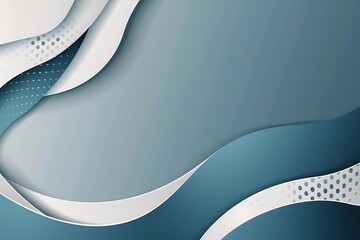 Abstract Blue and White Wavy Background Illustration