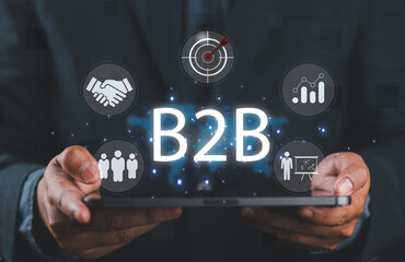 B2B Marketing, Business to business, e-commerce, institutional sales, Business Company Commerce Technology digital Marketing, supply chain, business action plan Strategy, internet online marketing.