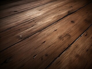 Wall Mural - Rustic wooden floor texture background