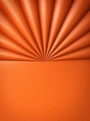 Wall Mural - abstract orange background with radial pattern