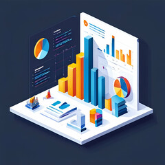 business graph and chart