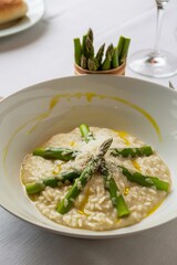 Wall Mural - risotto with asparagus