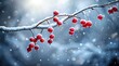 © AA - red berries on snow