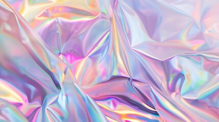 Poster - Iridescent background Holographic Abstract soft pastel colors backdrop Holographic Foil Backdrop Trendy creative gradient : Generative AI
