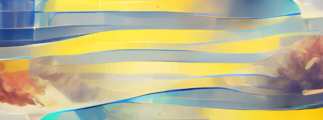 Poster - Abstract Design Layout, template Design, Strip Background.