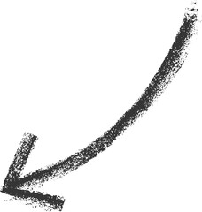 Poster - crayon hand drawn arrow icon. pencil and brush scribbles sketch. grunge charcoal textured doodle. ch